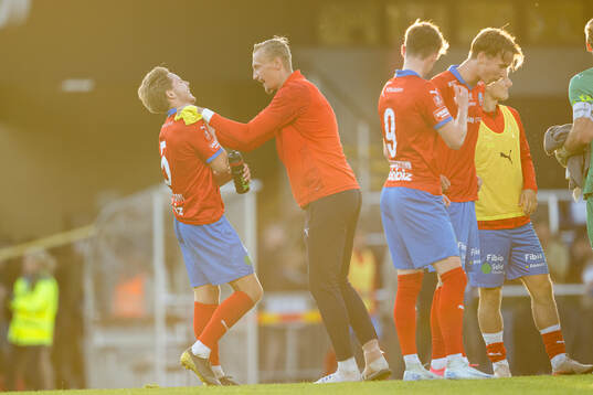 Helsingborgs Simon Bengtsson och Jakob Voelkerling Persson