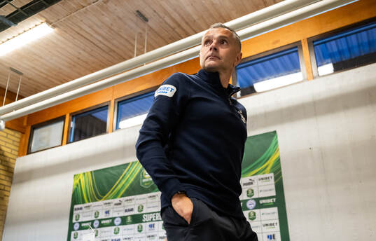 IFK Värnamos tränare Srdjan Tufegdzic på presskonferensen