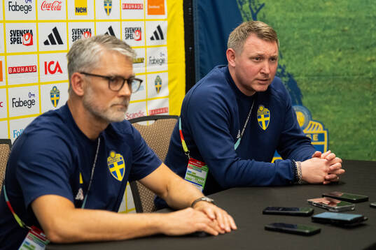 Niclas Carlnén, general secretary and Kim Källström,