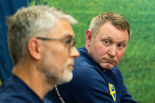 Niclas Carlnén, general secretary and Kim Källström,