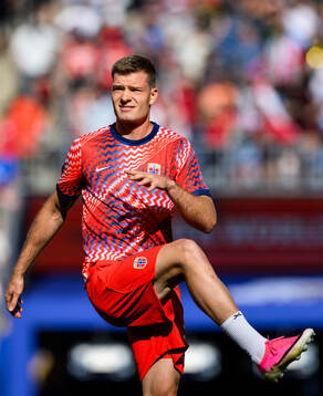 Alexander Sørloth of Norway