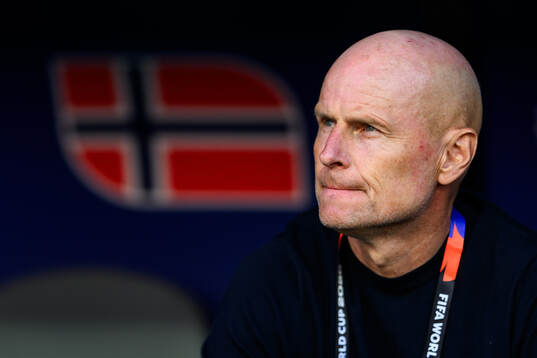 Head coach Ståle Solbakken of Norway