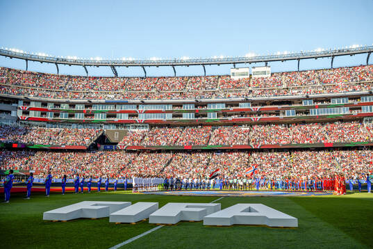General view of Boston Stadium