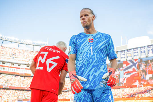 Goalkeeper Ørjan Håskjold Nyland of Norway