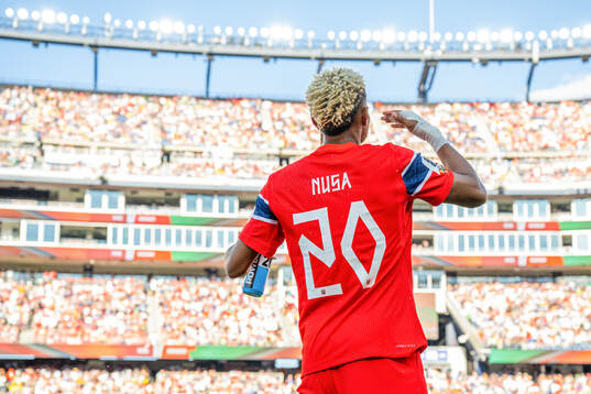 Antonio Nusa of Norway