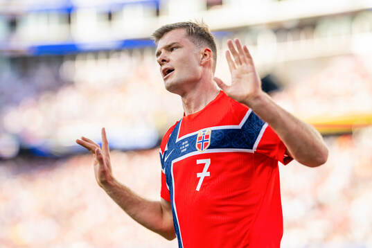 Alexander Sørloth of Norway