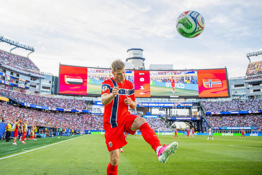 Alexander Sørloth of Norway
