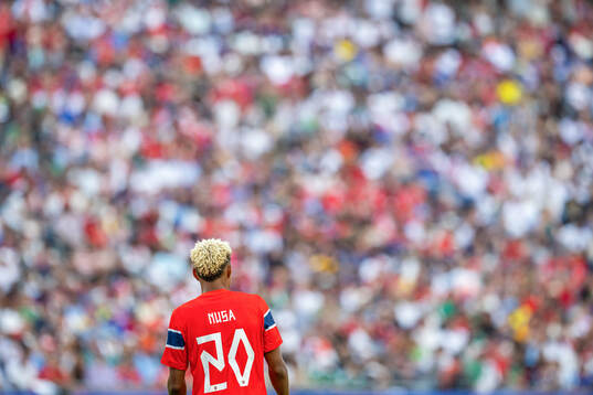 Antonio Nusa of Norway