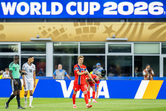Martin Ødegaard of Norway is being substituted
