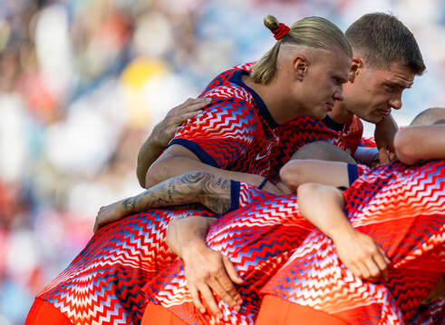 Erling Braut Haaland, Alexander Sørloth and players of