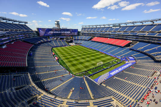 General view of Boston Stadium