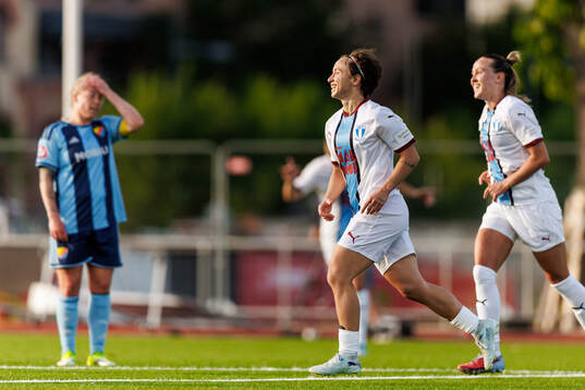 Malmö FFs Miljana Ivanovic jublar
