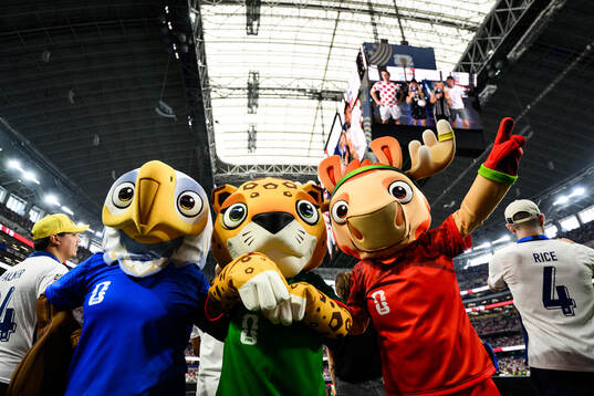 The World Cup mascots