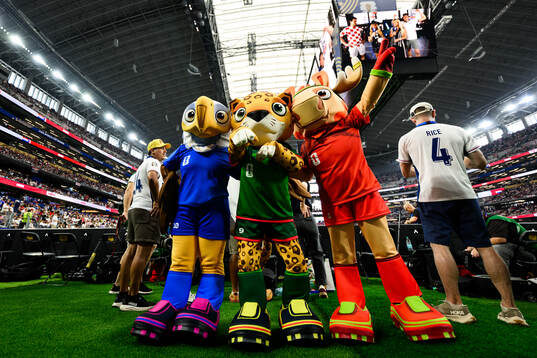The World Cup mascots