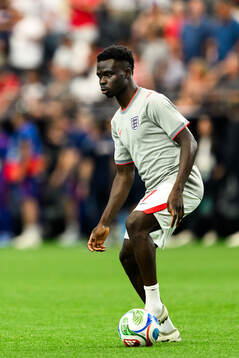 Bukayo Saka of England