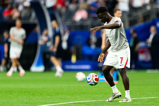 Bukayo Saka of England