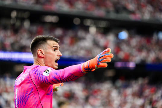 Goalkeeper Dominik Livakovic of Croatia