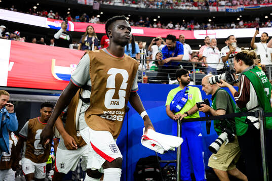 Bukayo Saka of England