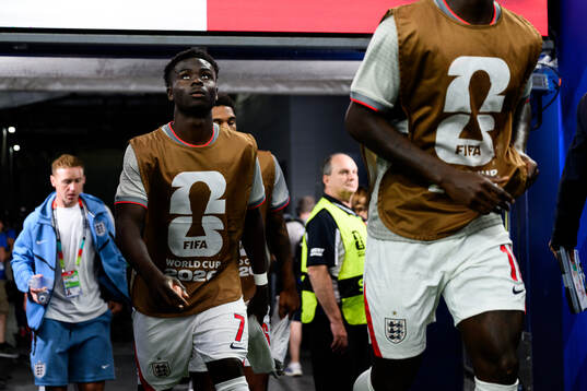 Bukayo Saka of England