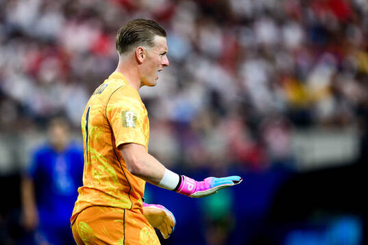 Goalkeeper Jordan Pickford of England