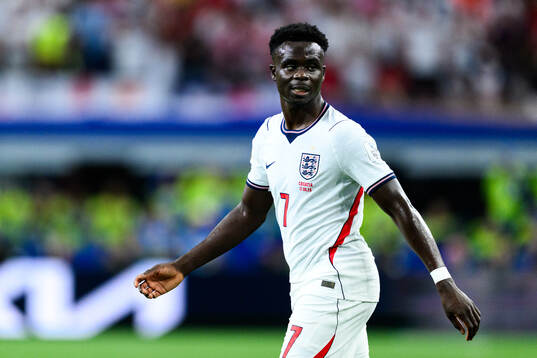 Bukayo Saka of England