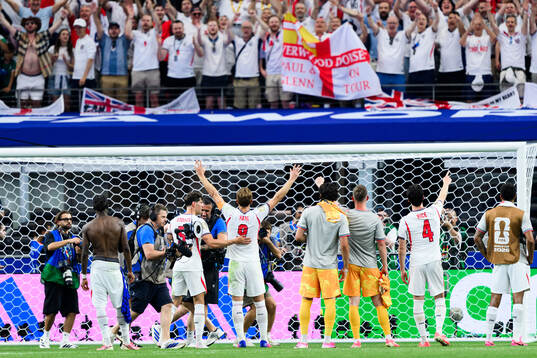 Harry Kane of England celebrates