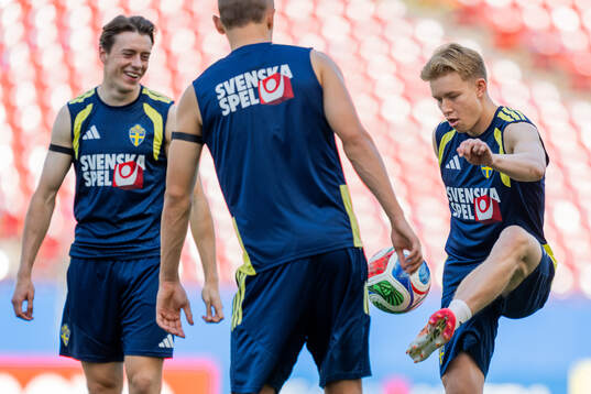 Elliot Stroud and Daniel Svensson of the Swedish national