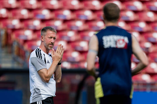 Head coach Graham Potter of the Swedish national football