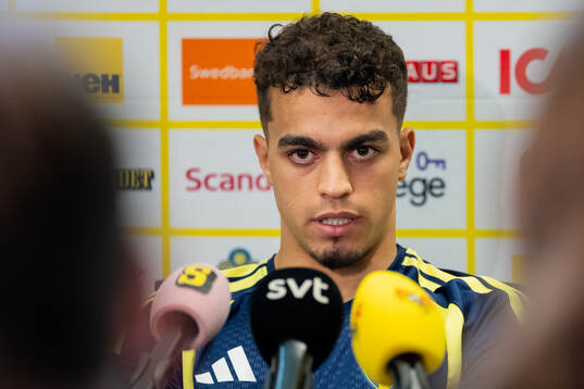 Yasin Ayari of the Swedish men's national football team