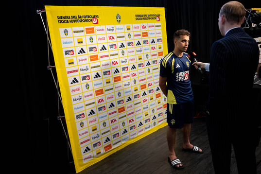 Yasin Ayari of the Swedish men's national football team