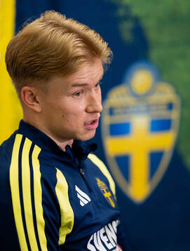 Daniel Svensson of the Swedish men's national football team