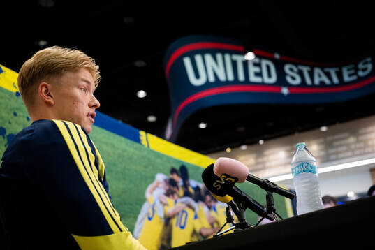 Daniel Svensson of the Swedish men's national football team