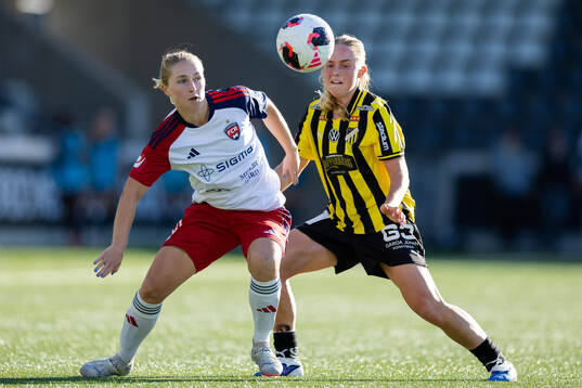 Rosengårds Hanna Andersson och Häckens Pernille Sanvig