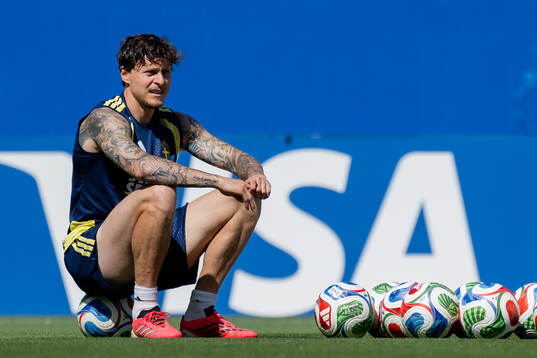 Victor Nilsson Lindelöf of the Swedish national football
