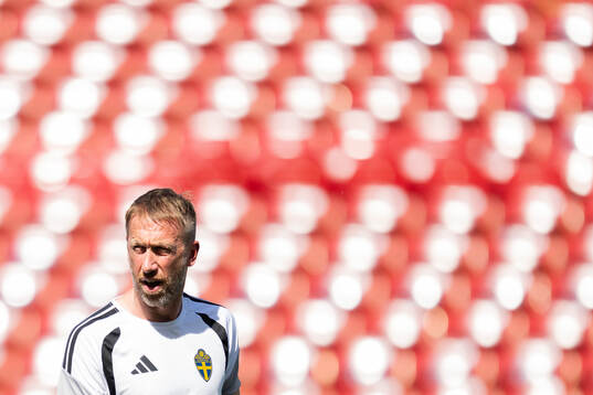Head coach Graham Potter of the Swedish national football