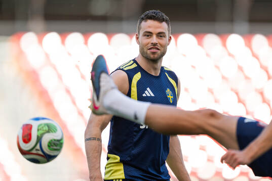 Gabriel Gudmundsson of the Swedish national football team