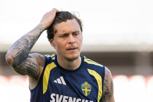 Victor Nilsson Lindelöf of the Swedish national football
