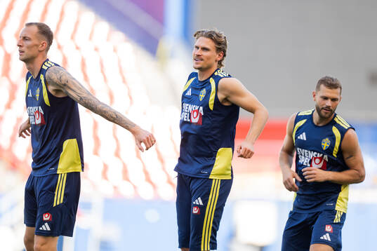Gustaf Nilsson, Carl Starfelt and Jesper Karlström of the