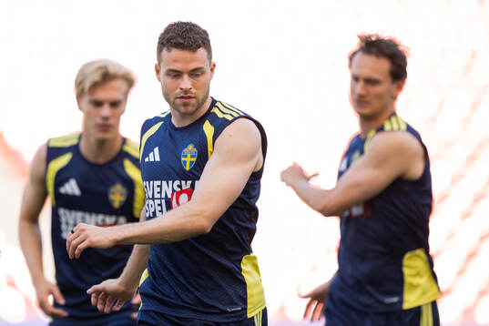Gabriel Gudmundsson of the Swedish national football team