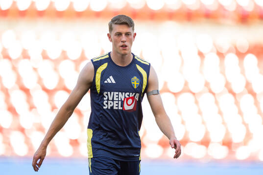 Alexander Bernhardsson of the Swedish national football
