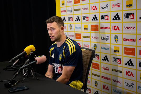 Gabriel Gudmundsson of the Swedish men's national football