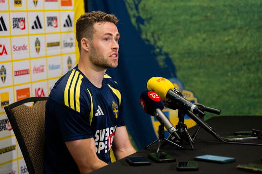 Gabriel Gudmundsson of the Swedish men's national football