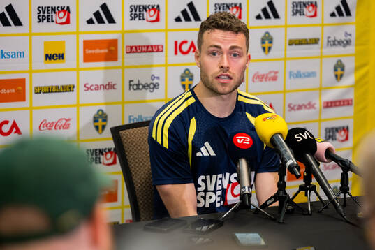 Gabriel Gudmundsson of the Swedish men's national football