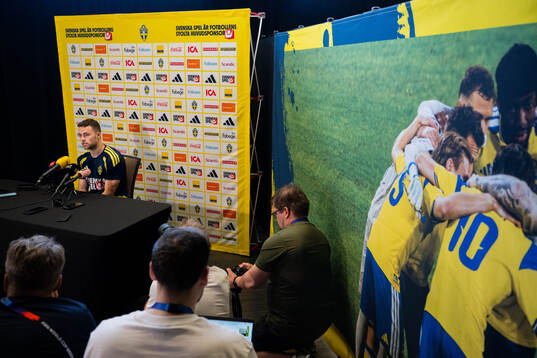Gabriel Gudmundsson of the Swedish men's national football
