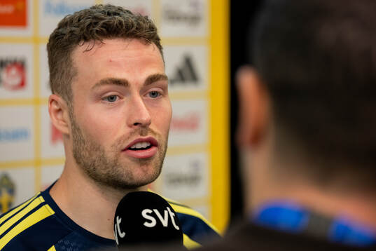 Gabriel Gudmundsson of the Swedish men's national football