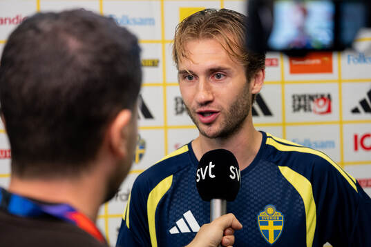 Benjamin Nygren of the Swedish men's national football team