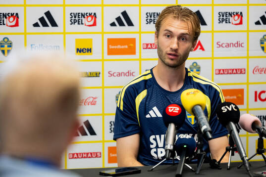 Benjamin Nygren of the Swedish men's national football team