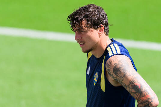 Victor Nilsson Lindelöf of the Swedish national football