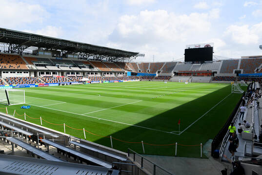 General view of Houston Dash & Dynamo Stadium at a training