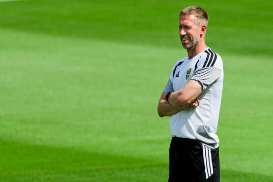 Head coach Graham Potter of the Swedish national football